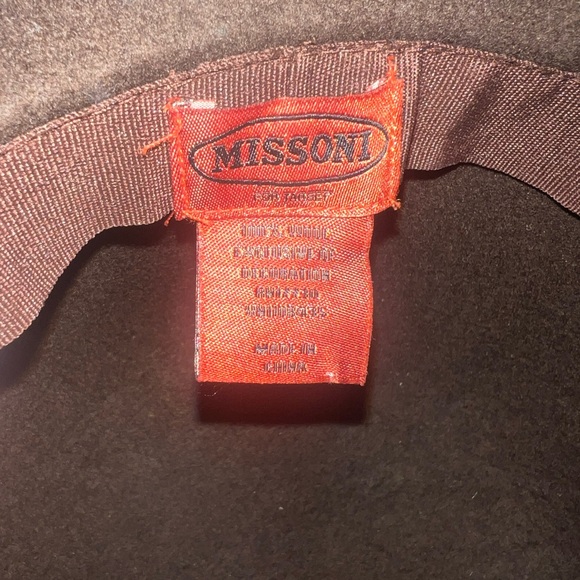 Missoni 100% wool hat brown - Picture 8 of 11